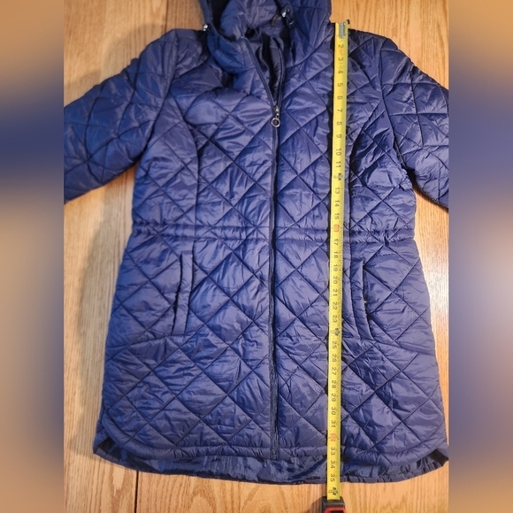 Weatherproof Hooded Diamond Quilted Ladies Coat Jacket Size XLARGE Parka Puffer - Picture 10 of 14